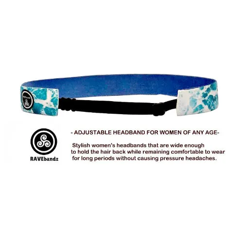 RAVEbandz Adjustable Headbands - (Running Horses)