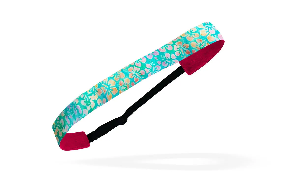 RAVEbandz Adjustable Headbands  - (Watercolor Hibiscus)