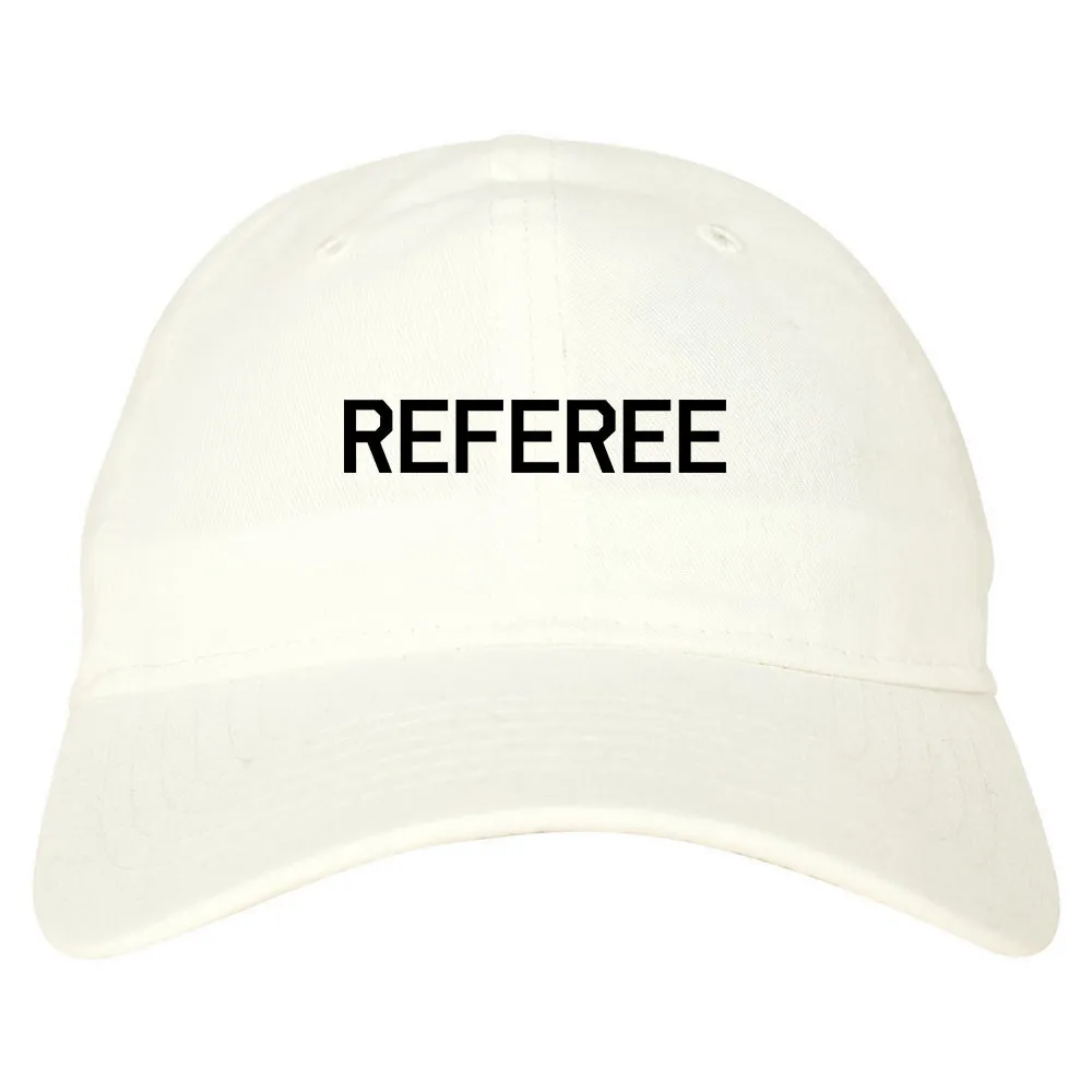 Referee Soccer Football Mens Dad Hat Baseball Cap