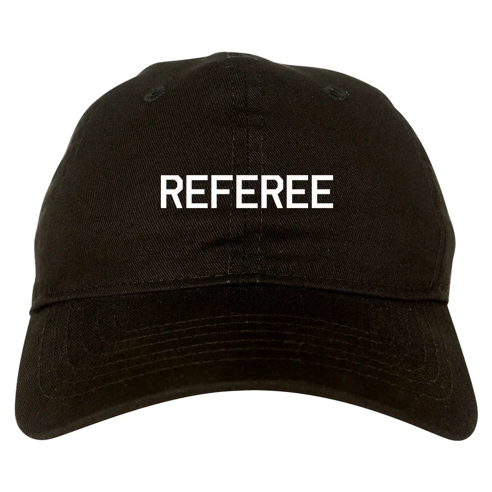 Referee Soccer Football Mens Dad Hat Baseball Cap