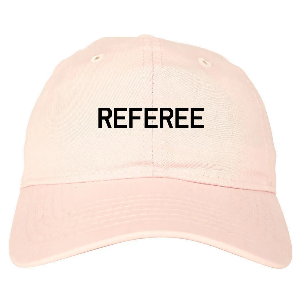 Referee Soccer Football Mens Dad Hat Baseball Cap