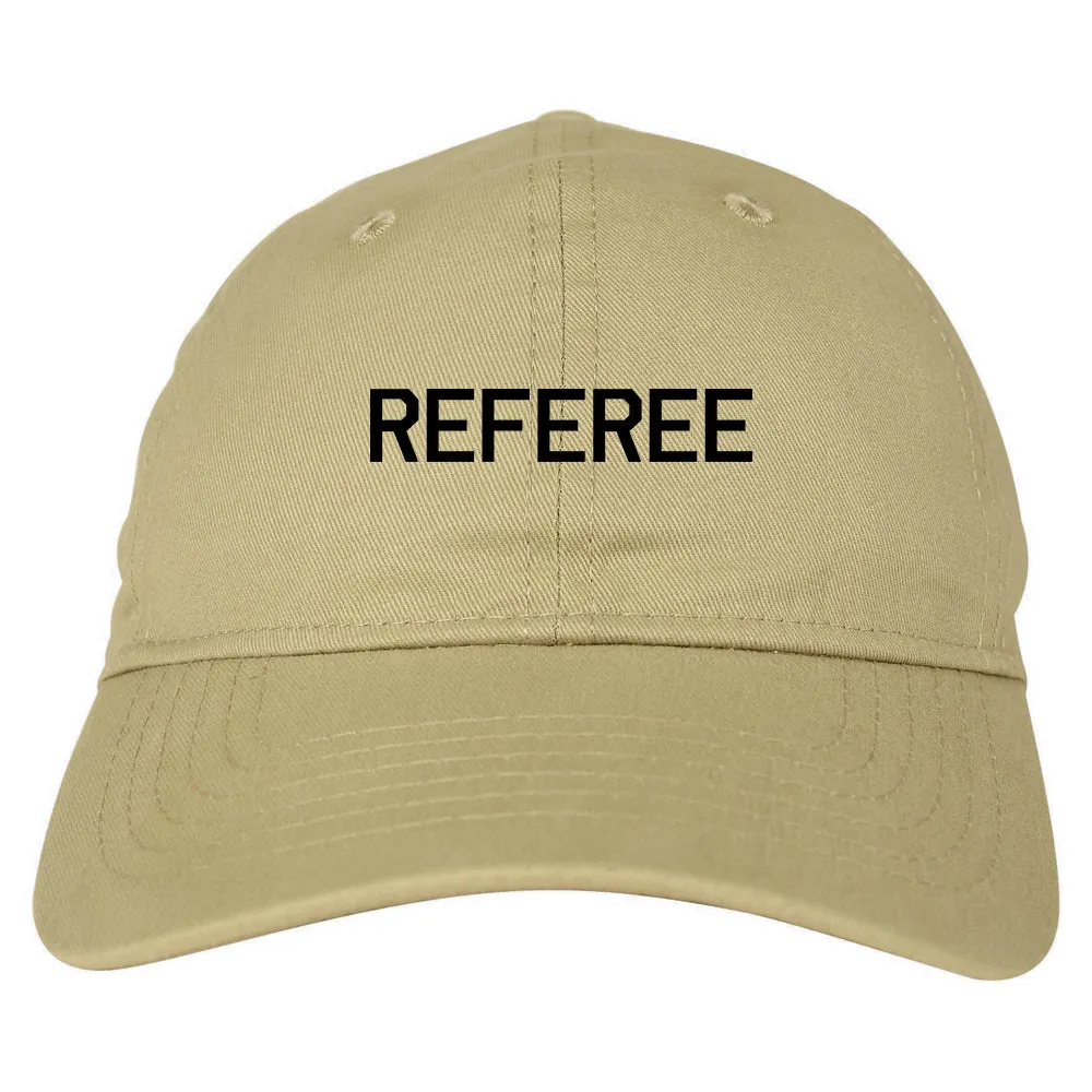 Referee Soccer Football Mens Dad Hat Baseball Cap