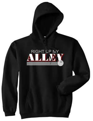 Right Up My Alley Bowling Ball Mens Pullover Hoodie