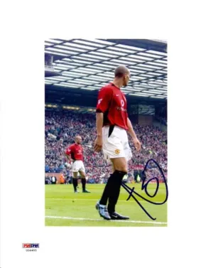 Rio Ferdinand Autographed 8x10 Photo Manchester United PSA/DNA #U54405