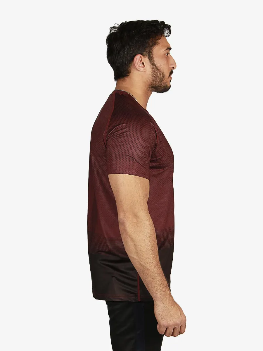 Roadster - T-Shirt - 1817 - Maroon / Chocolate Brown