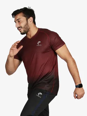 Roadster - T-Shirt - 1817 - Maroon / Chocolate Brown