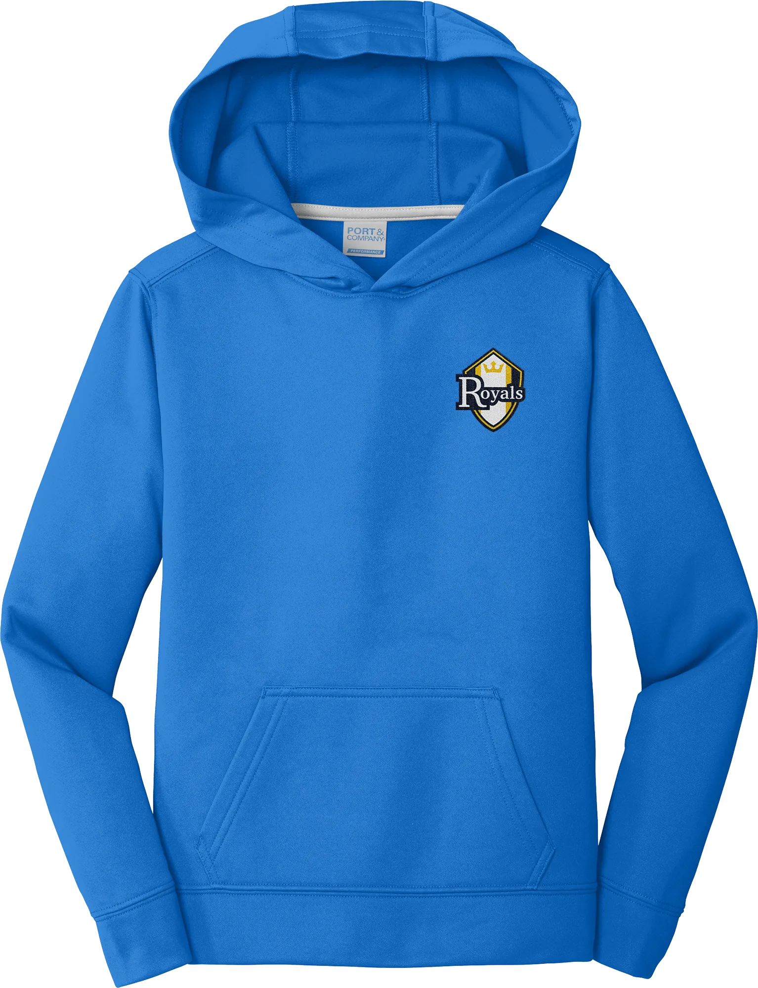 Royals Hockey Club Youth Performance Fleece Pullover Hooded Sweatshirt