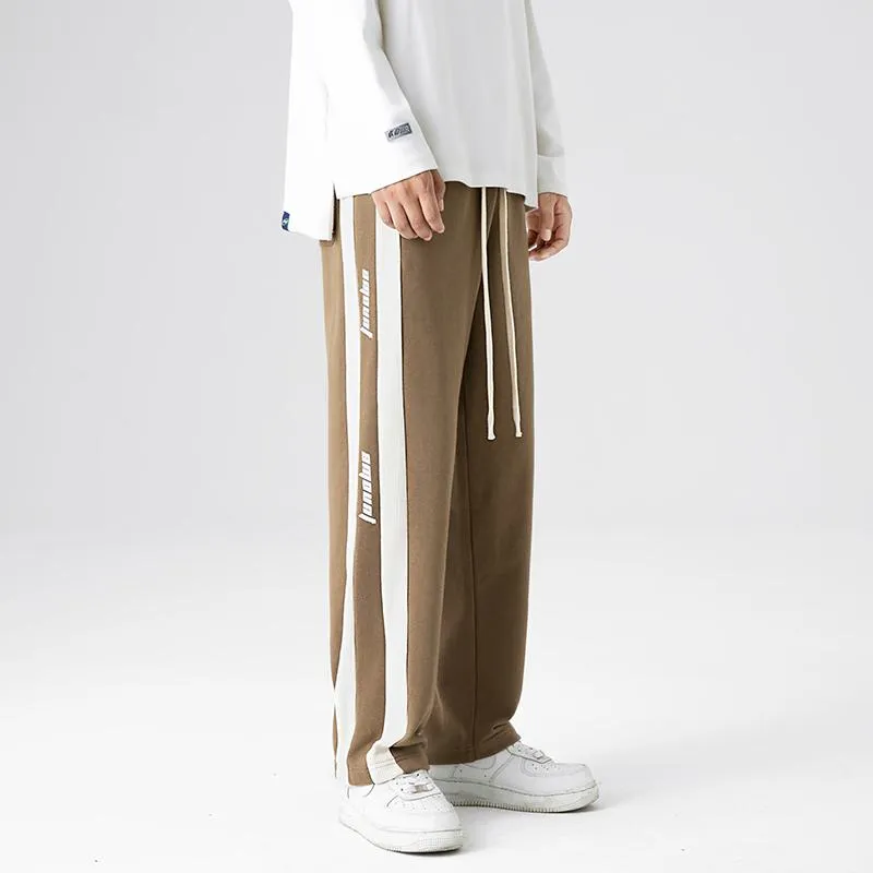 Straight Knitted Hip-Hop Tapered Sports Loose Fit Sweatpant