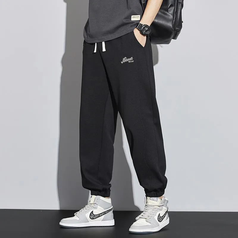 Tapered Knitted Sports Elastic Waist Sweatpant