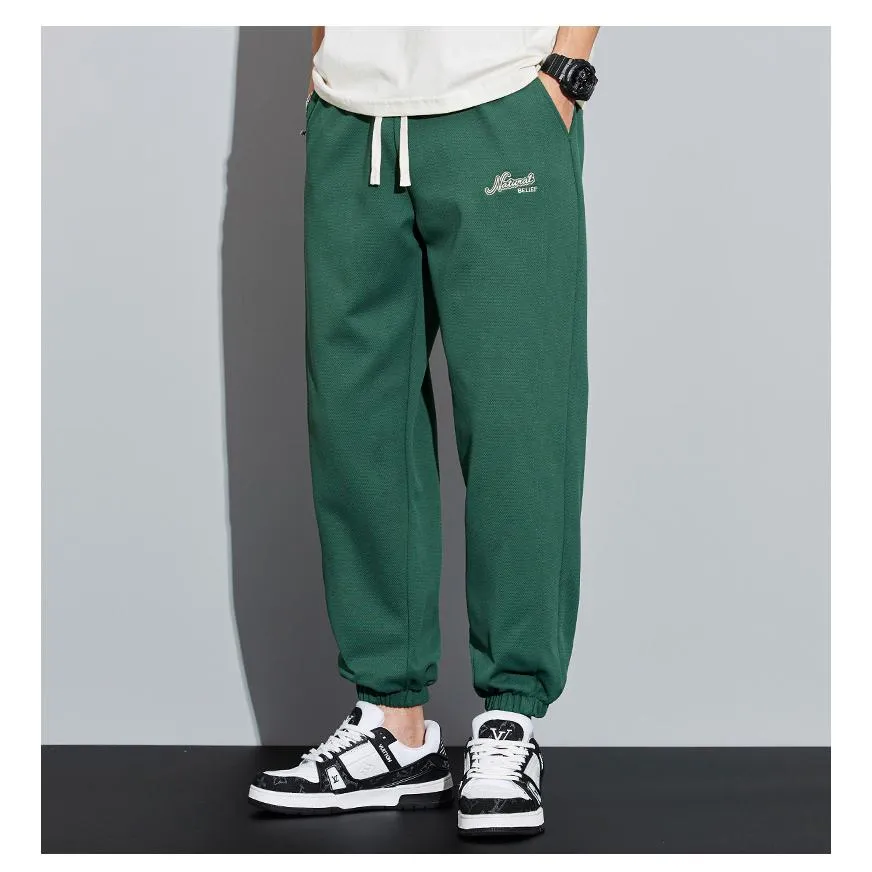 Tapered Knitted Sports Elastic Waist Sweatpant