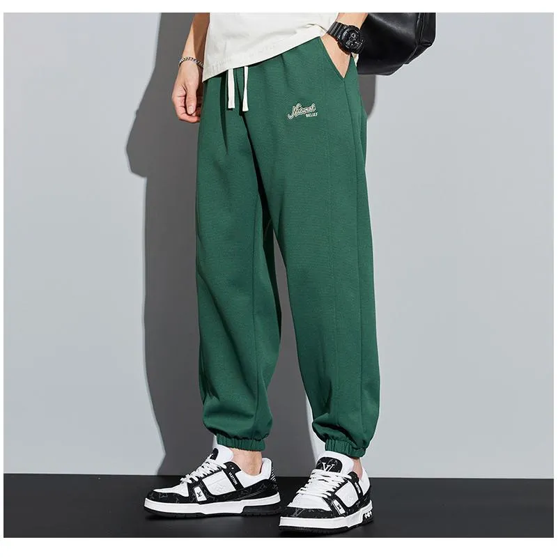 Tapered Knitted Sports Elastic Waist Sweatpant