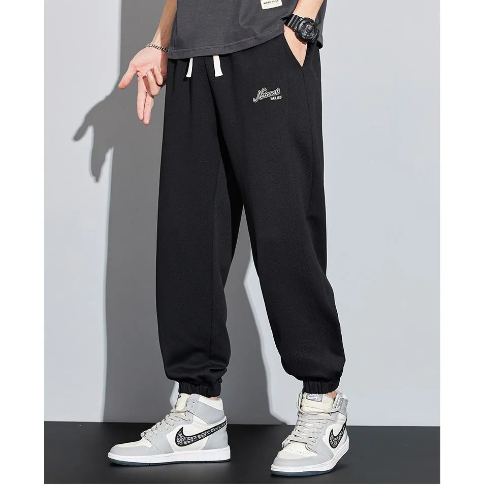 Tapered Knitted Sports Elastic Waist Sweatpant