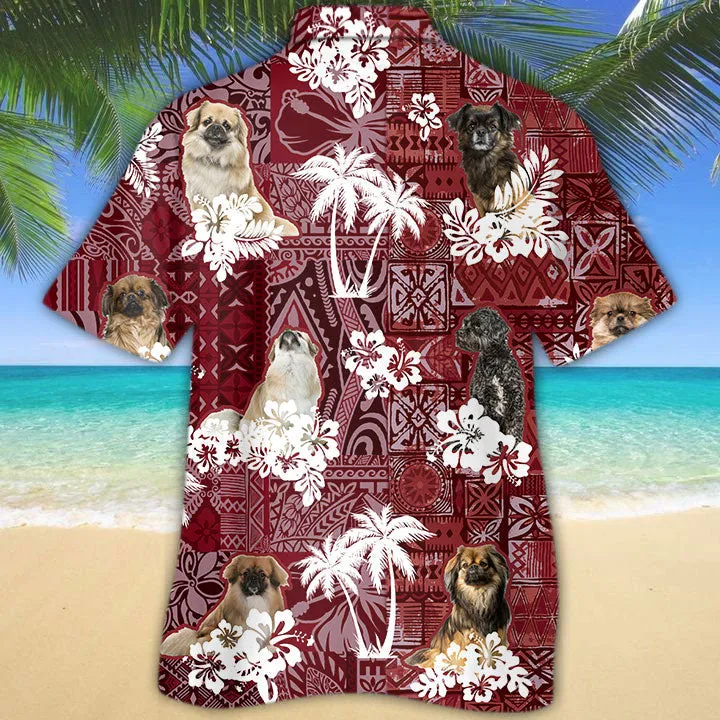 Tibetan Spaniel Hawaiian Shirt, Dog Hawaii Shirt For Men Women