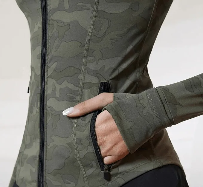 Tight Sports Women's Jacket with Zipper and Pockets - SF1713