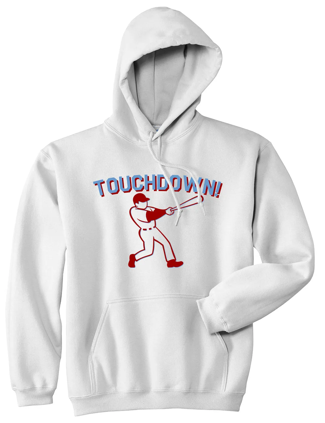 Touchdown Baseball Meme Mens Pullover Hoodie