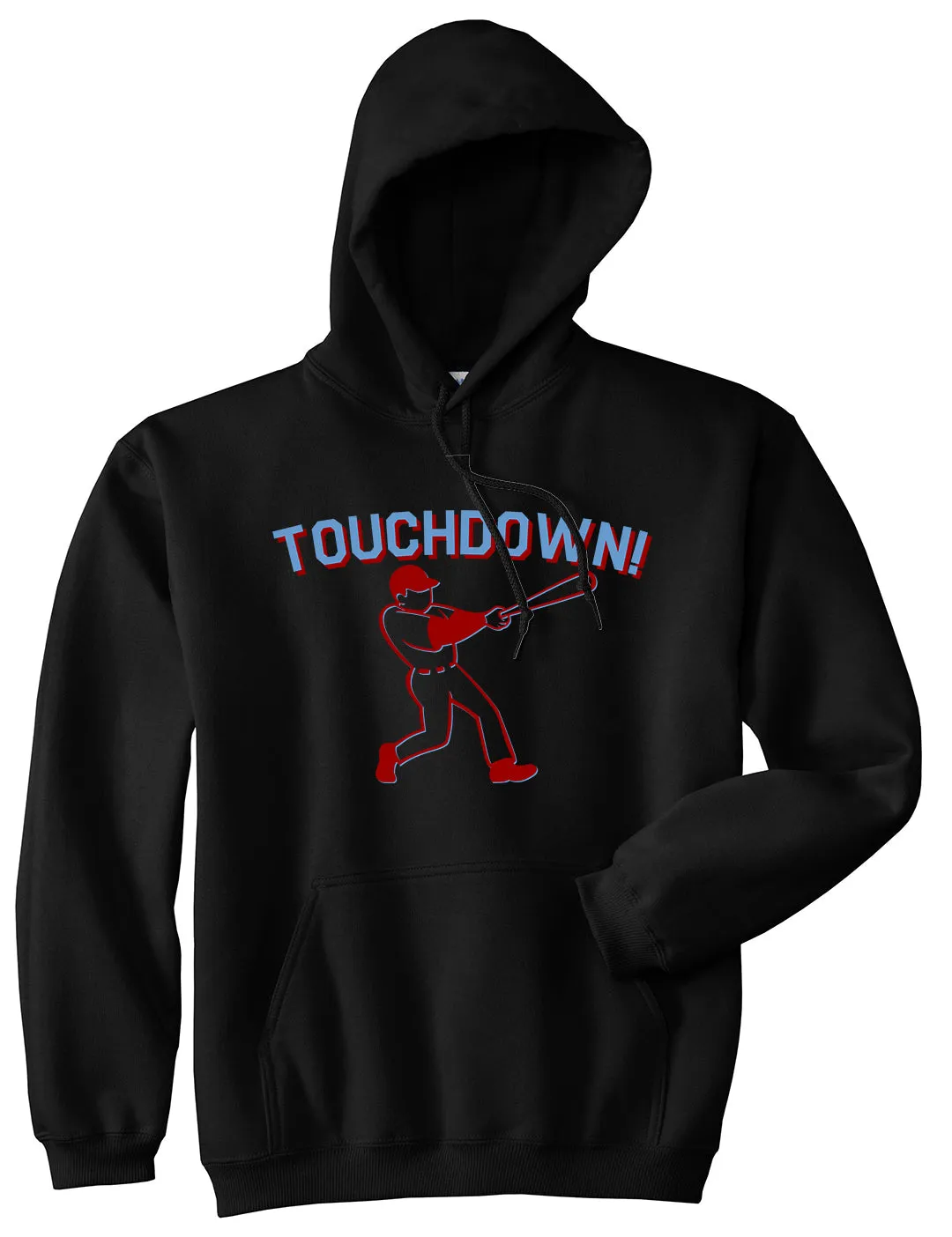 Touchdown Baseball Meme Mens Pullover Hoodie