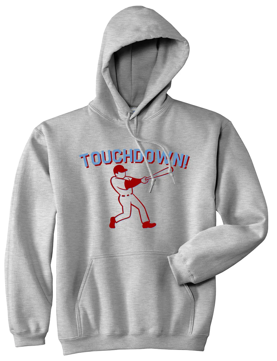 Touchdown Baseball Meme Mens Pullover Hoodie