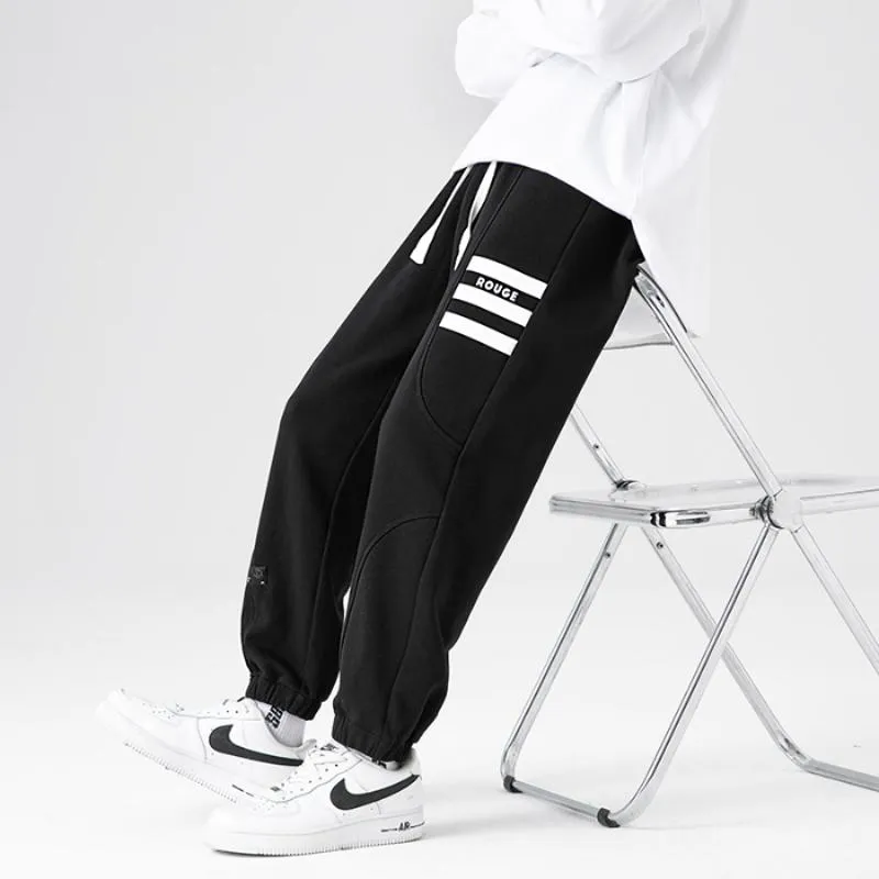 Trendy Knitted Tapered Sports Loose Fit Sweatpant