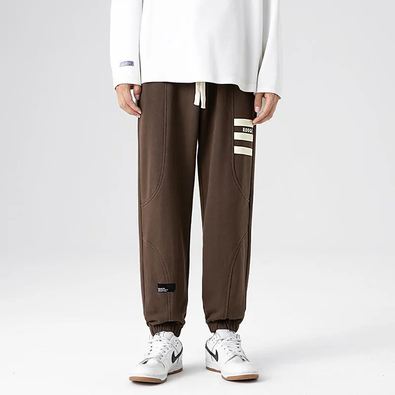 Trendy Knitted Tapered Sports Loose Fit Sweatpant