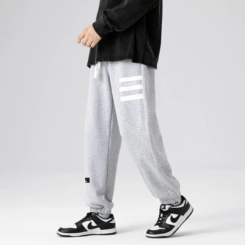 Trendy Knitted Tapered Sports Loose Fit Sweatpant