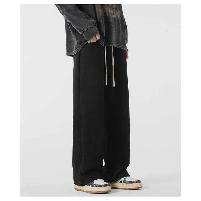 Versatile Knitted Sports Suede-Like Camel Velvet Sweatpant