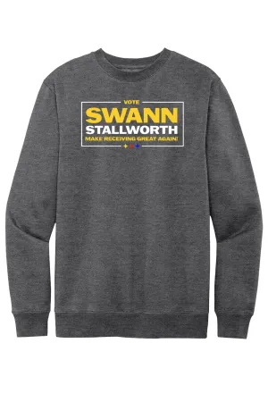 Vote Swann Stallworth - Fleece Crewneck Sweatshirt