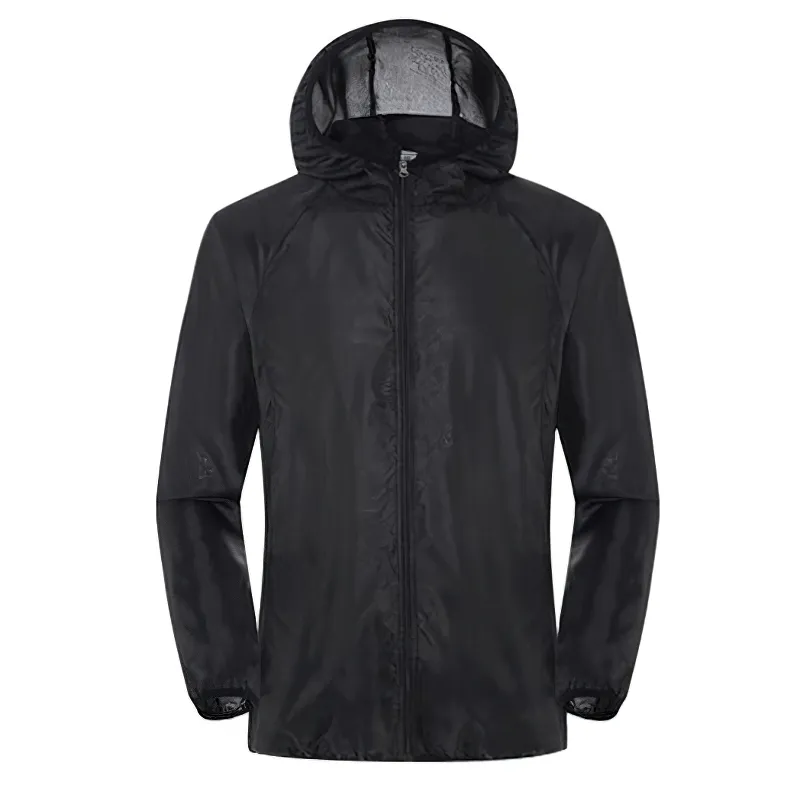 Waterproof Hooded Jacket With Pockets for Women and Men - SF0377