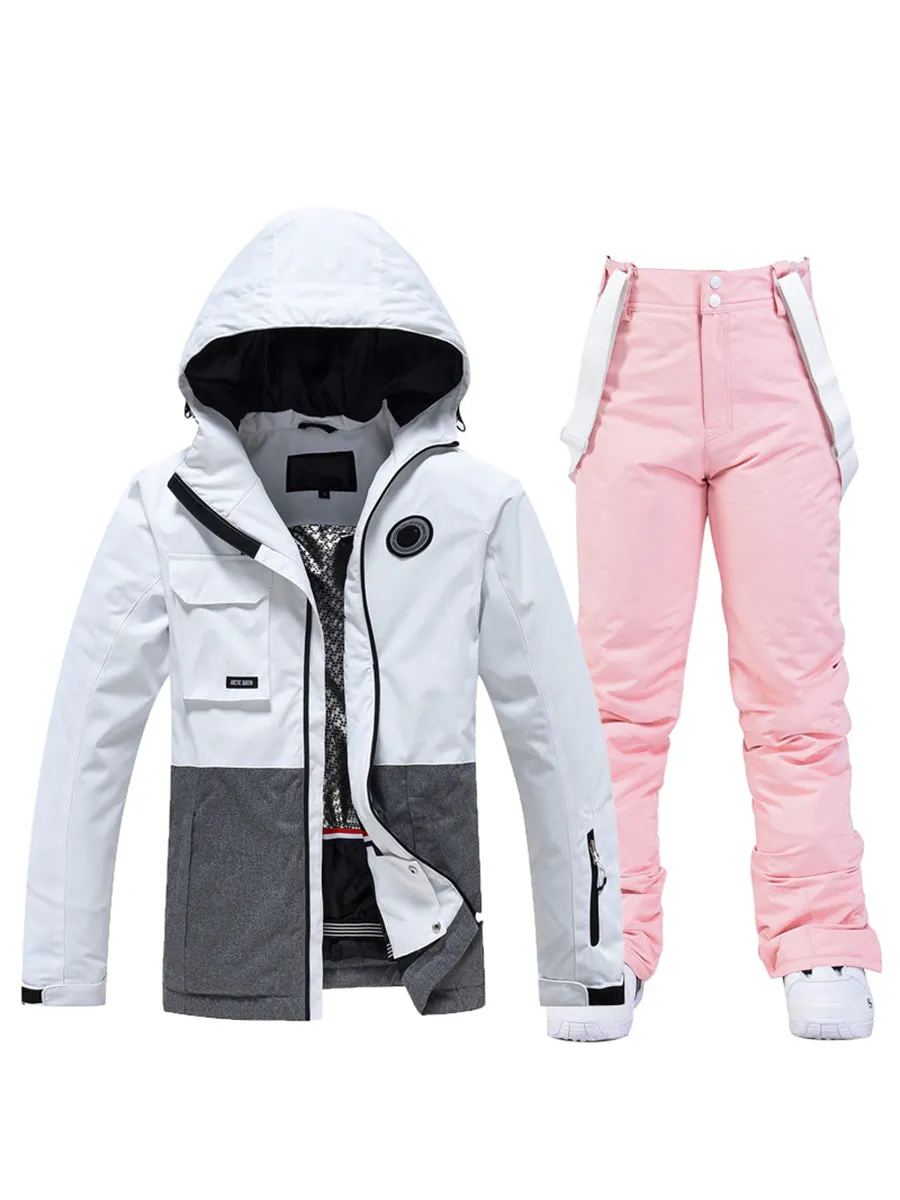 Waterproof Women Ski Jacket & Bib Pants