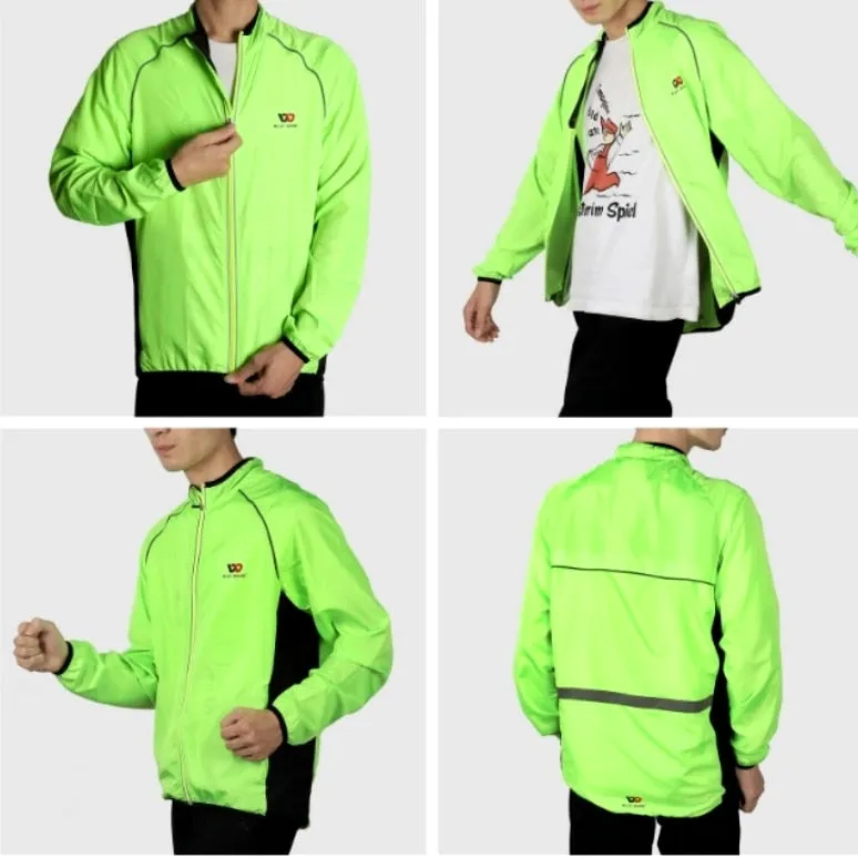 Windproof Bicycle Cycling Jackets Coat Reflective Men Women Waterproof Riding Sport Clothing Quick Dry Jacket MTB Bike Jerseys