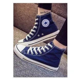 Women Comfortable High Top Canvas Shoes - WSC15628