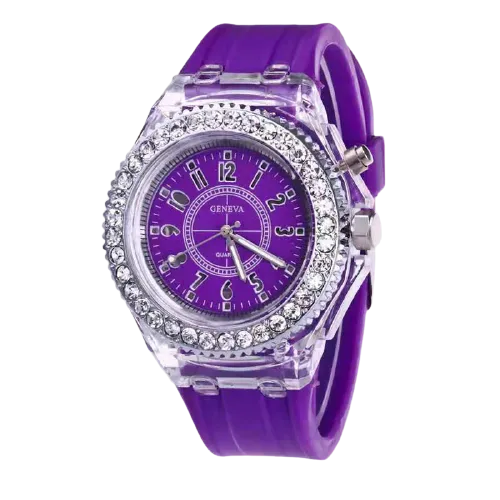 Women LED Flash Luminous Wrist Watches