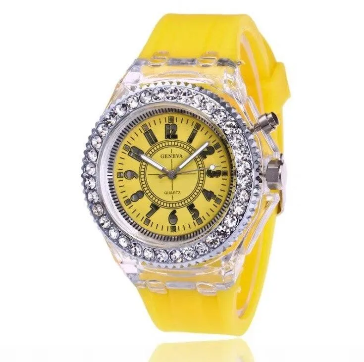 Women LED Flash Luminous Wrist Watches