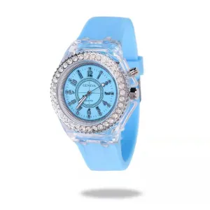 Women LED Flash Luminous Wrist Watches