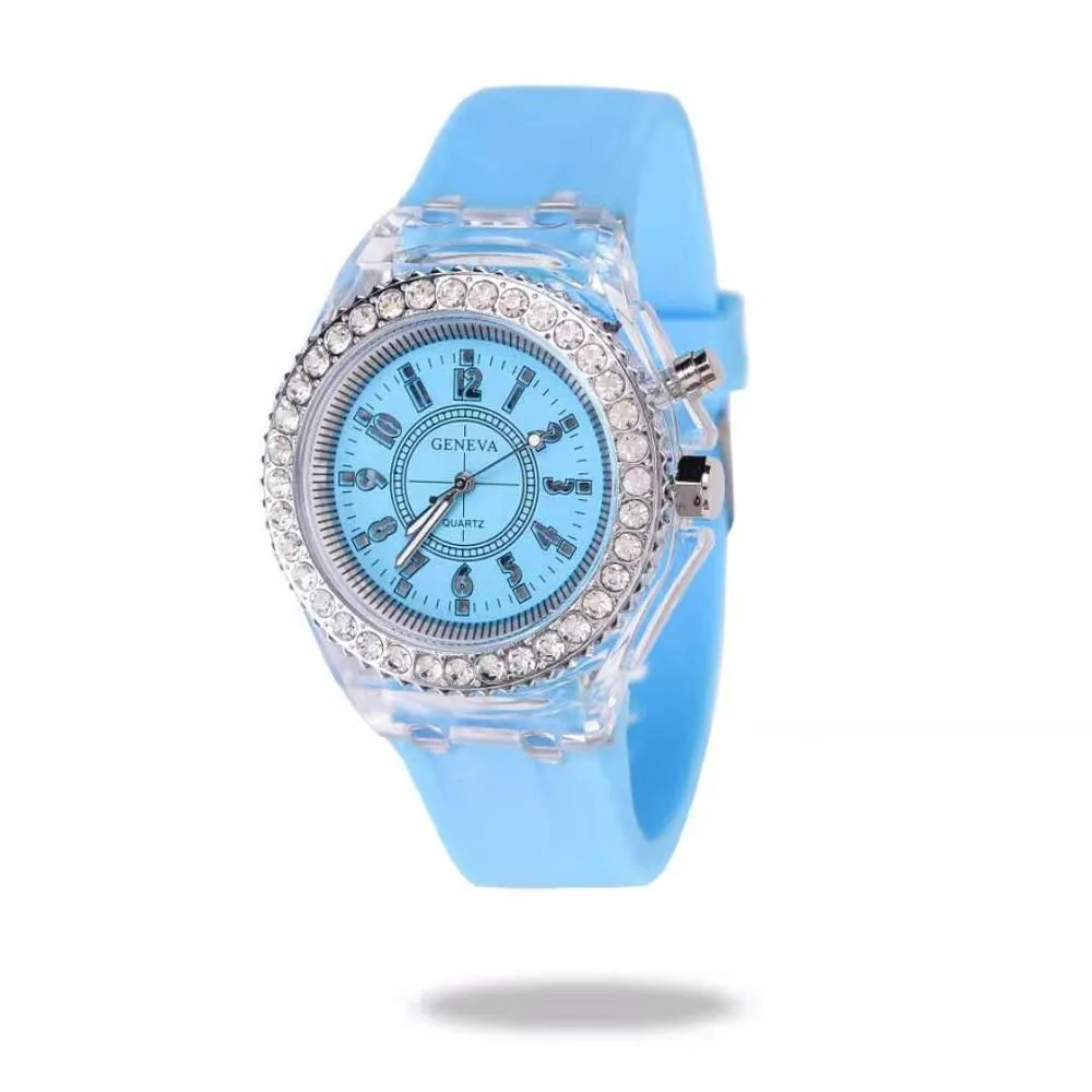 Women LED Flash Luminous Wrist Watches