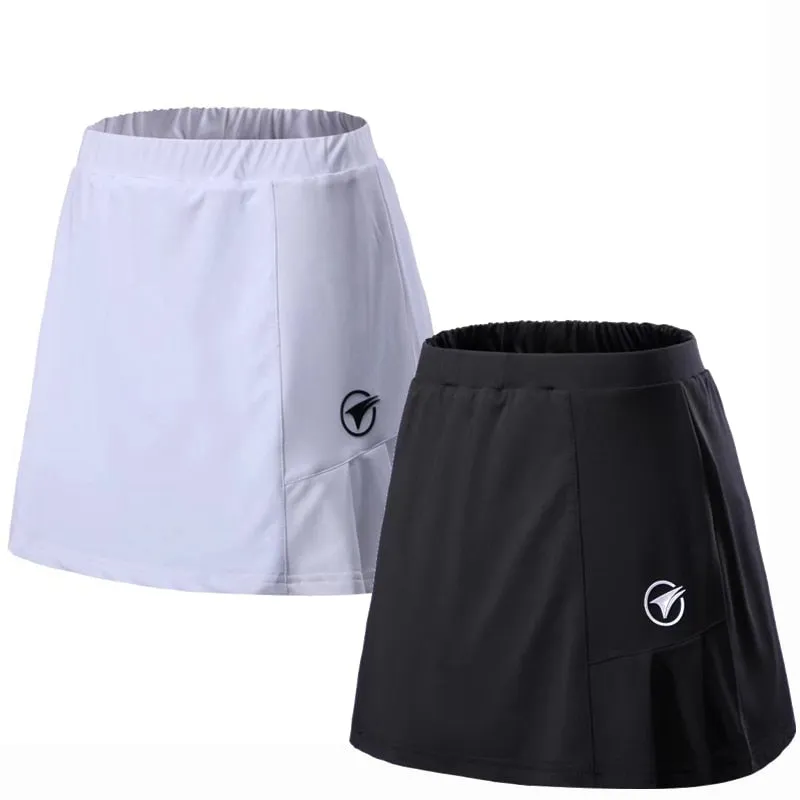 Women Summer Sports Skirt with Shorts Badminton table tennis Skorts Breathable Anti Leakage Yoga Golf Jogging Skirts