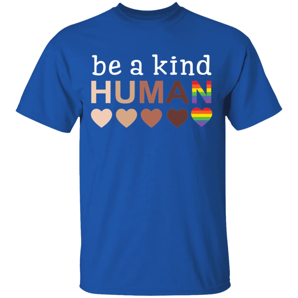 Wospe Shirt with Text Be A Kind Human