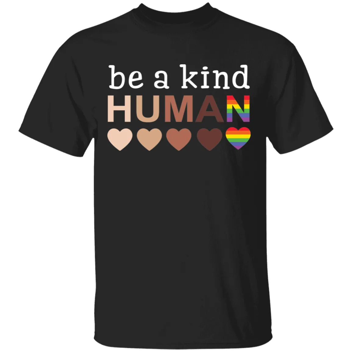 Wospe Shirt with Text Be A Kind Human