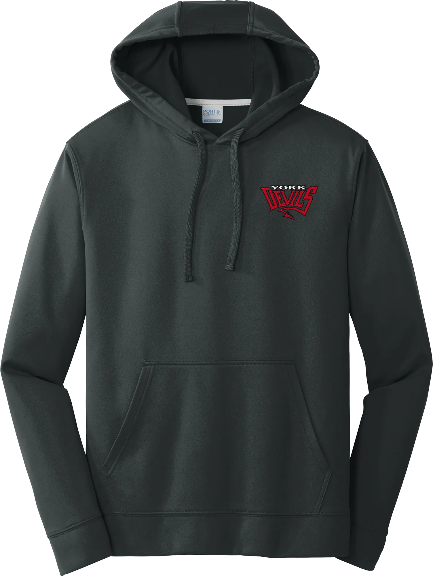 York Devils Performance Fleece Pullover Hooded Sweatshir