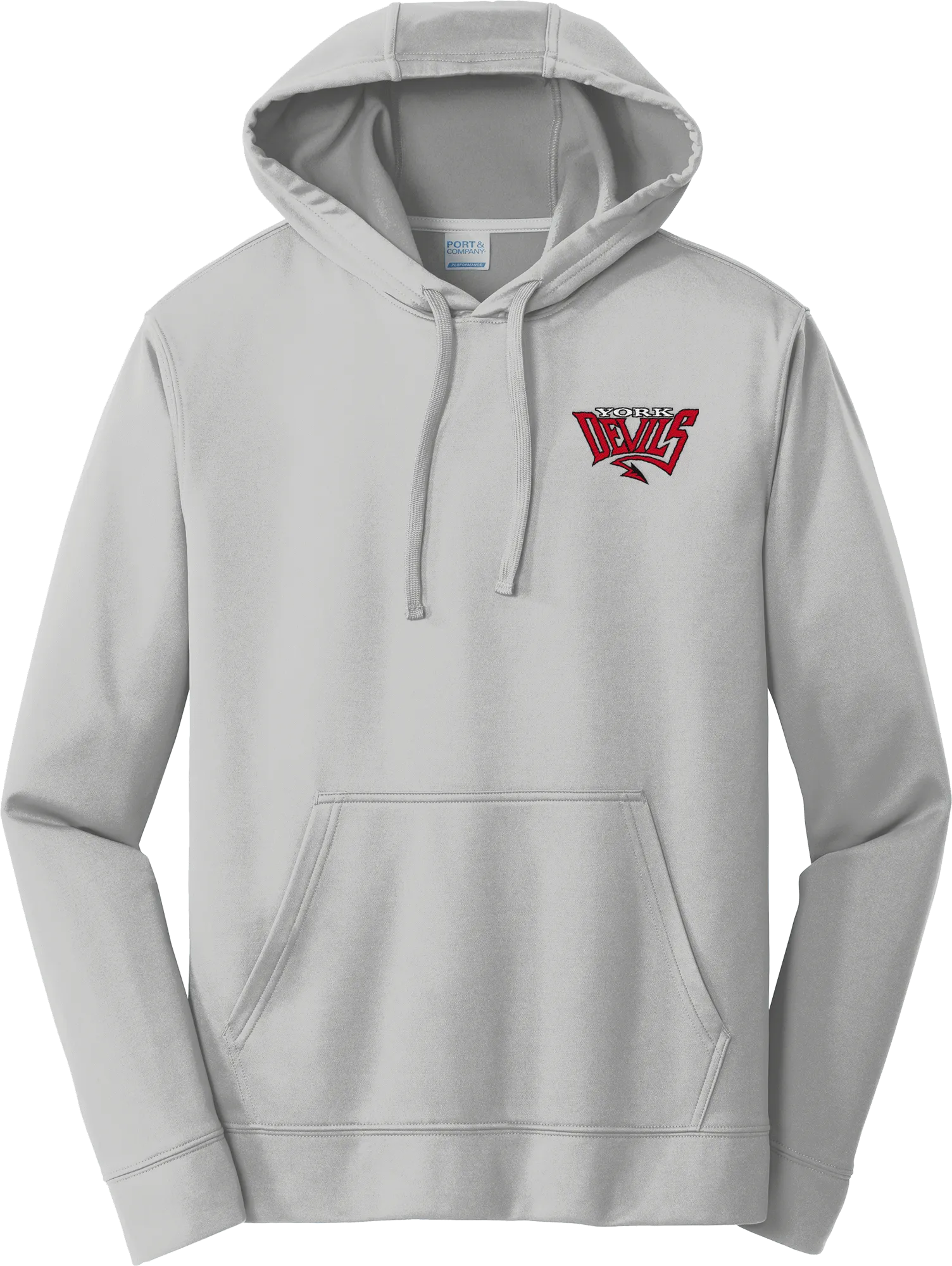 York Devils Performance Fleece Pullover Hooded Sweatshir