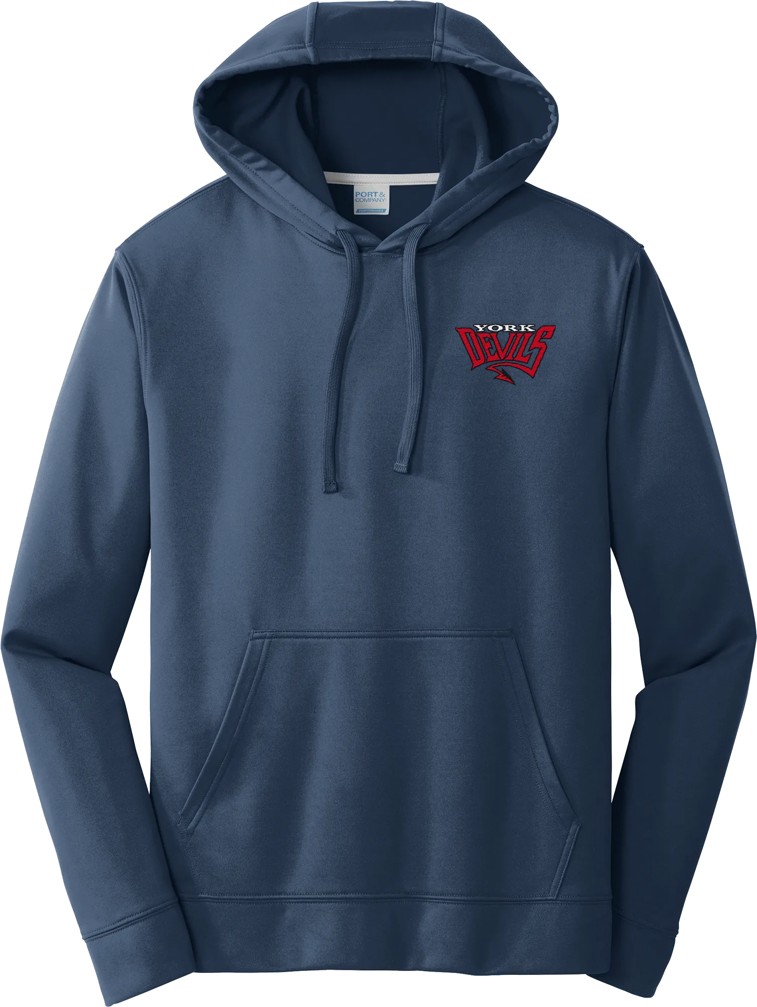 York Devils Performance Fleece Pullover Hooded Sweatshir